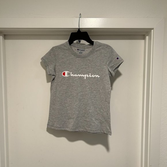 Champion Gray shirt with Champion logo - Picture 4 of 8
